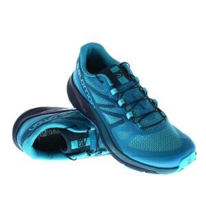 Salomon Vibe Sense Ride Trail Running Sneakers Ortholite Quick Lace Blue 6